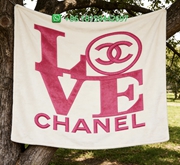 Chanel Throw Blankets